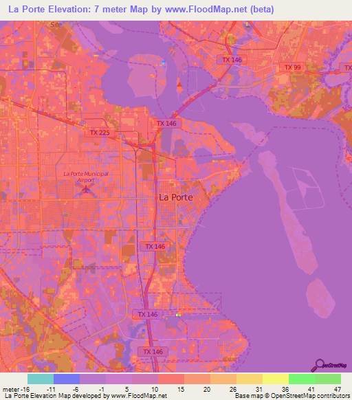 Elevation of La Porte,US Elevation Map, Topography, Contour