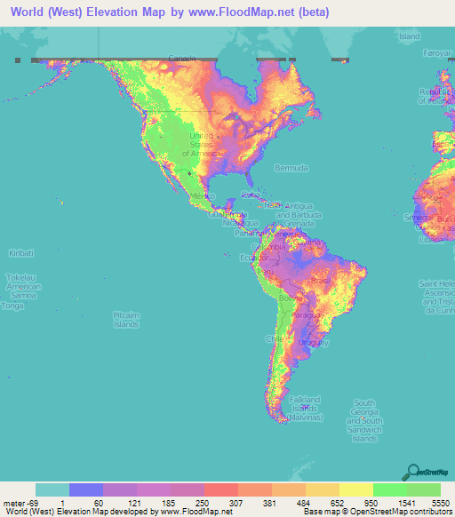 height map of the world World Elevation Map Elevation And Elevation Maps Of Cities Topographic Map Contour height map of the world