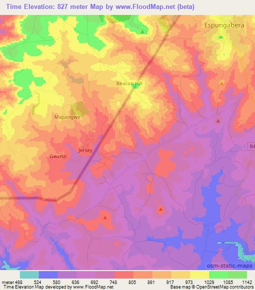 Time,Mozambique Elevation Map