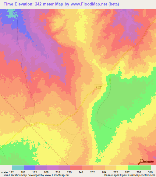 Time,Mozambique Elevation Map