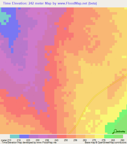 Time,Mozambique Elevation Map