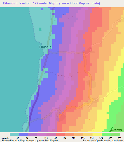 Bibavou,Comoros Elevation Map