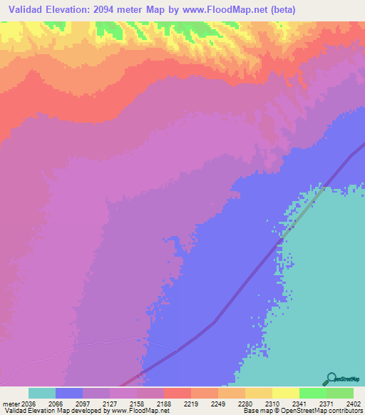 Validad,Afghanistan Elevation Map