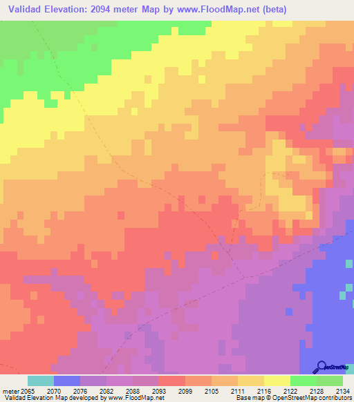 Validad,Afghanistan Elevation Map