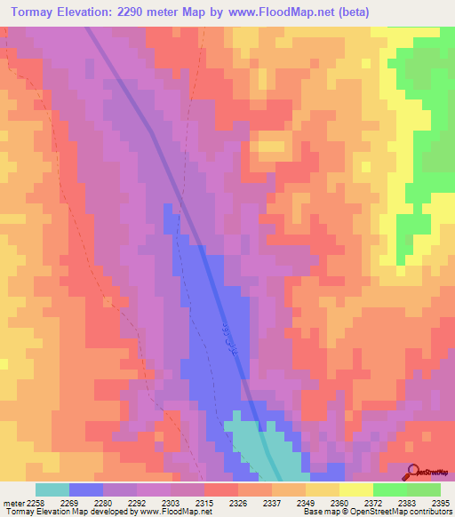 Tormay,Afghanistan Elevation Map
