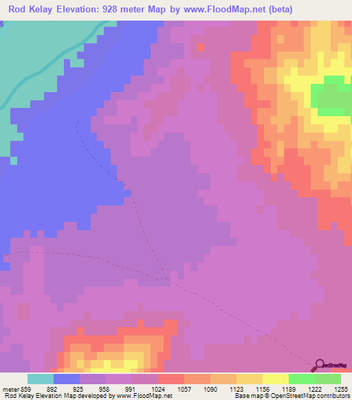 Rod Kelay,Afghanistan Elevation Map