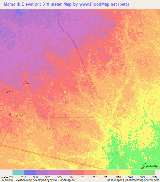 Mamalik,Afghanistan Elevation Map