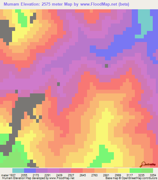Mumam,Afghanistan Elevation Map