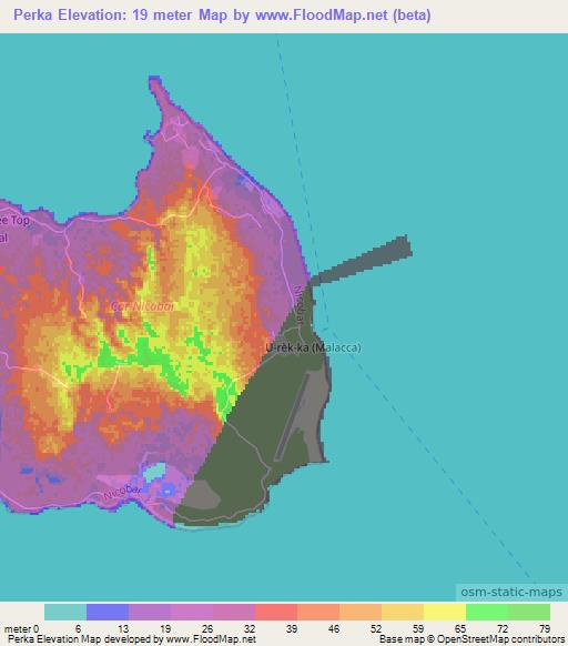 Perka,India Elevation Map