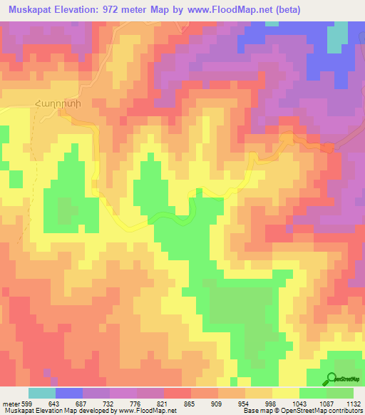 Muskapat,Azerbaijan Elevation Map