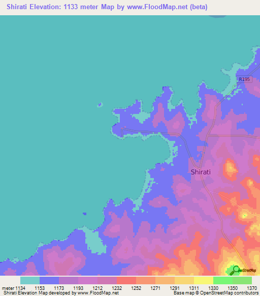Shirati,Tanzania Elevation Map