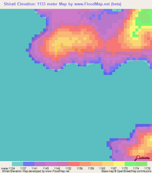 Shirati,Tanzania Elevation Map