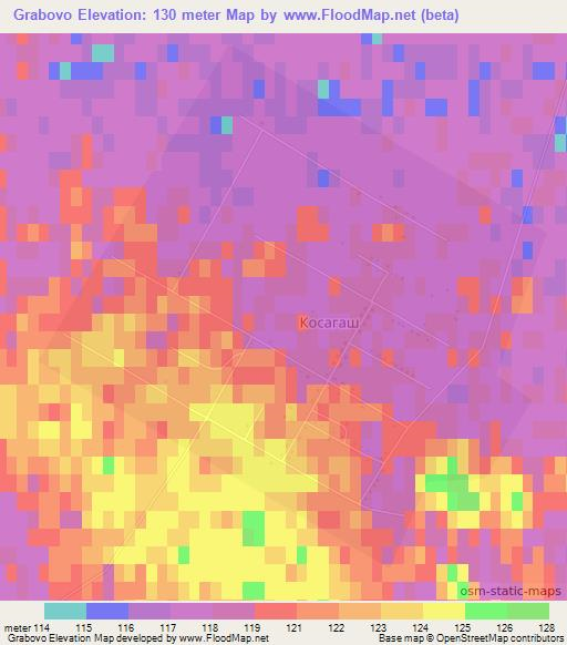 Grabovo,Kazakhstan Elevation Map