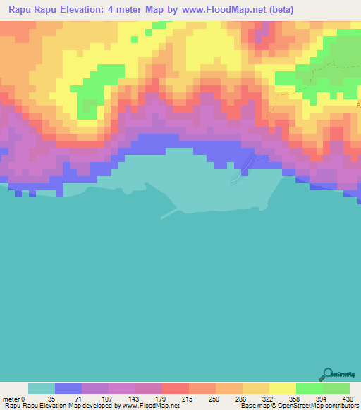 Rapu-Rapu,Philippines Elevation Map