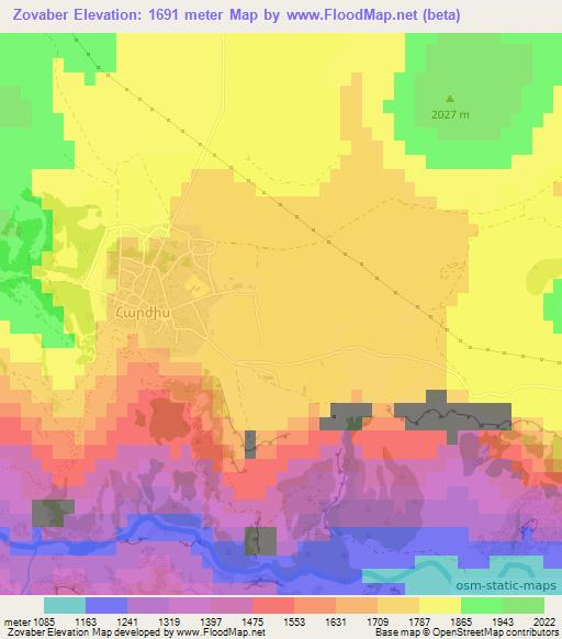 Zovaber,Armenia Elevation Map