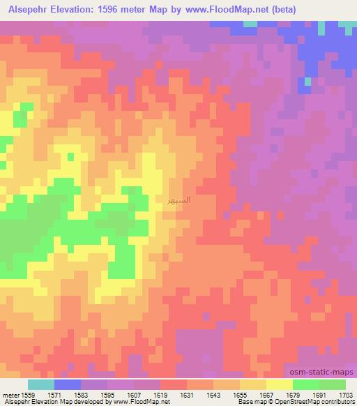 Alsepehr,Iran Elevation Map