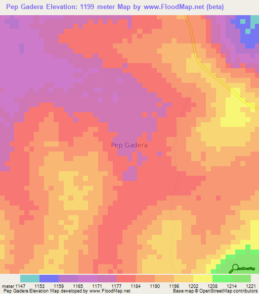Pep Gadera,Kenya Elevation Map