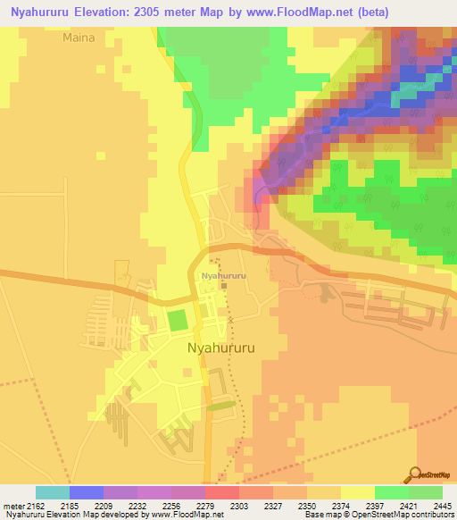 Elevation of Nyahururu,Kenya Elevation Map, Topography, Contour