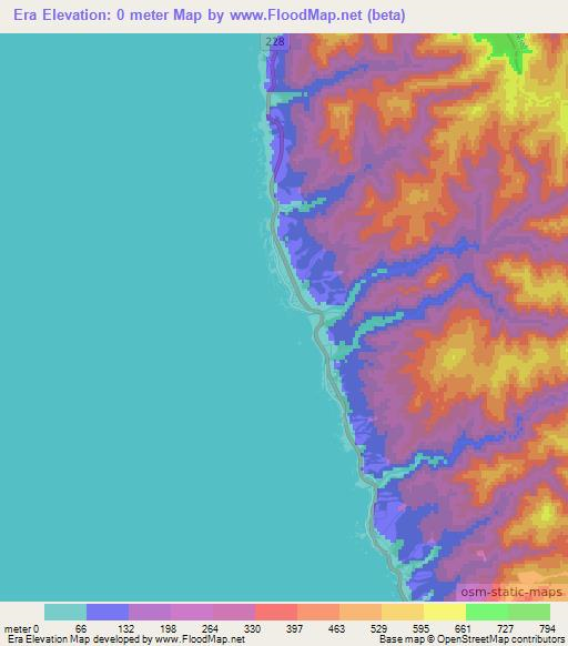 Era,Japan Elevation Map