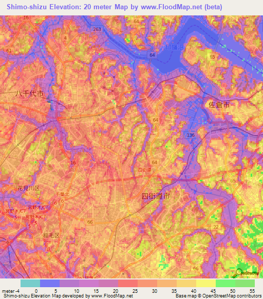 Shimo-shizu,Japan Elevation Map