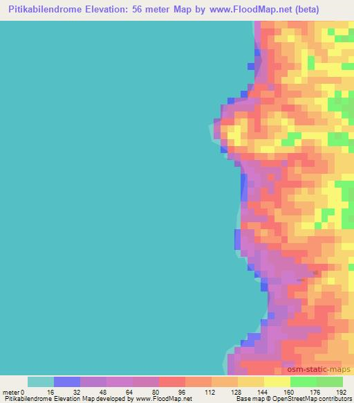 Pitikabilendrome,Vanuatu Elevation Map