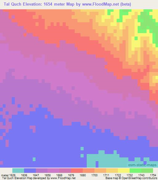 Tal Quch,Iran Elevation Map