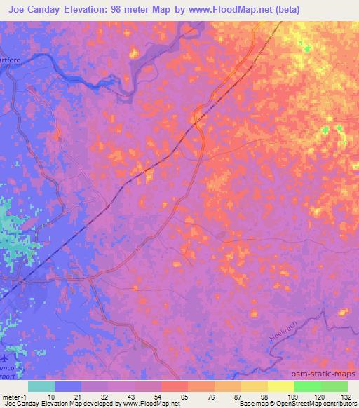 Joe Canday,Liberia Elevation Map