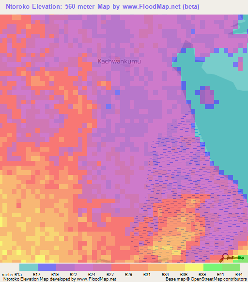 Ntoroko,Uganda Elevation Map