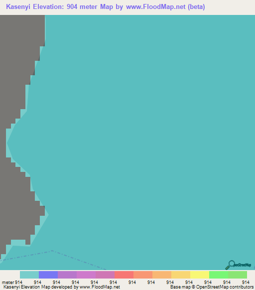 Kasenyi,Uganda Elevation Map