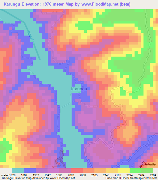 Karungu,Uganda Elevation Map