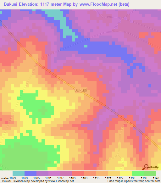 Bukusi,Uganda Elevation Map