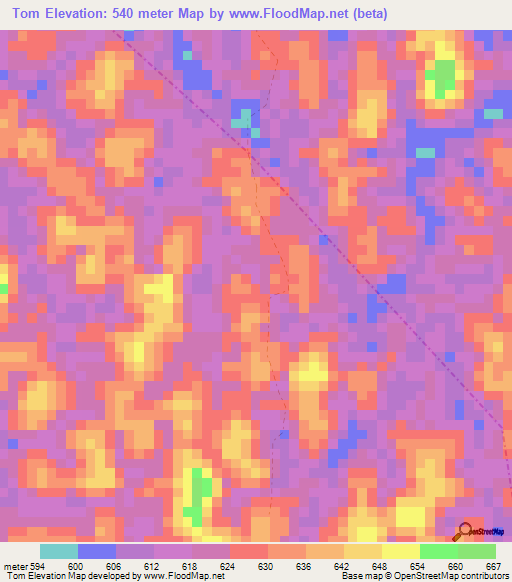 Tom,Gabon Elevation Map