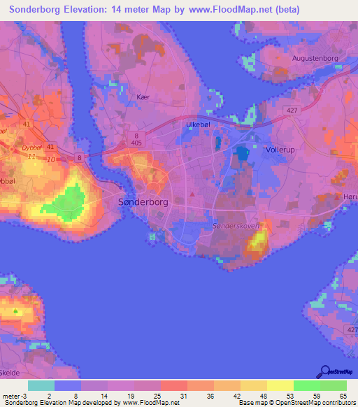 Elevation of Elevation Map, Topography, Contour
