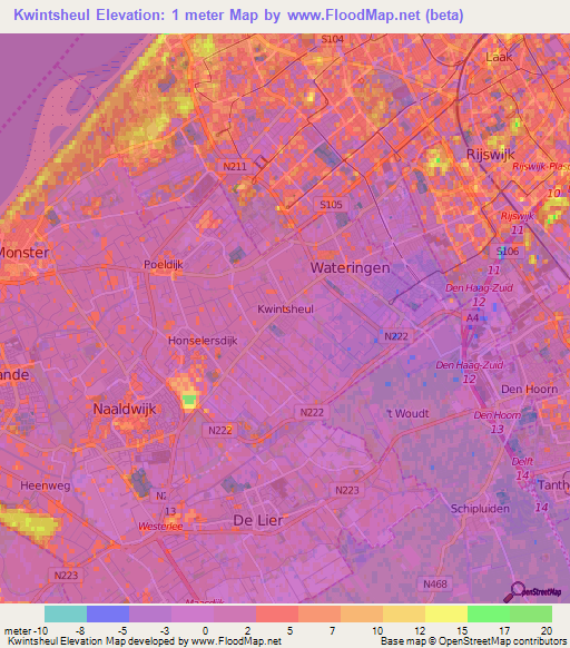 Kwintsheul,Netherlands Elevation Map