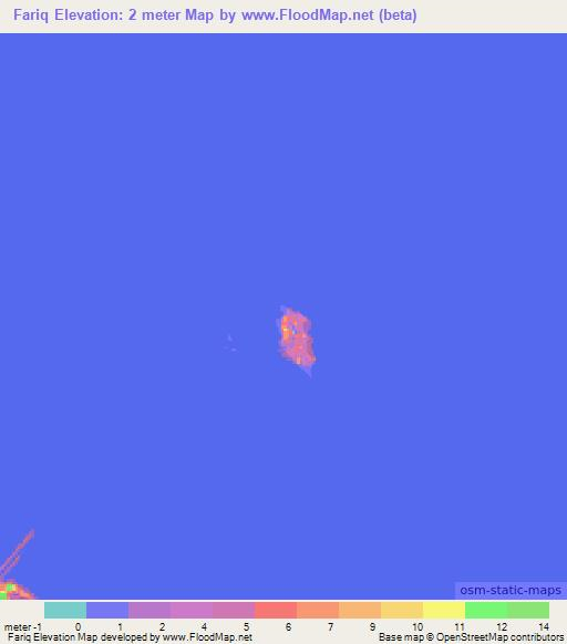 Fariq,United Arab Emirates Elevation Map