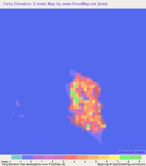 Fariq,United Arab Emirates Elevation Map