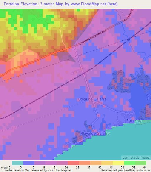 Torralba,Cuba Elevation Map