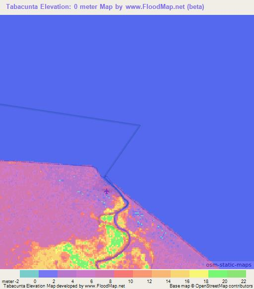 Tabacunta,Honduras Elevation Map
