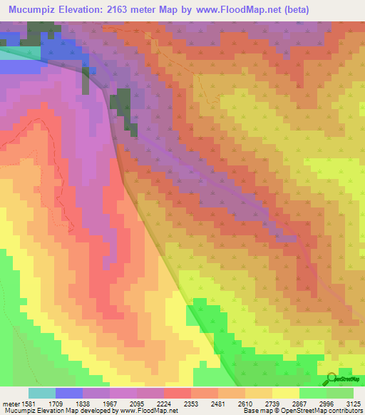Mucumpiz,Venezuela Elevation Map