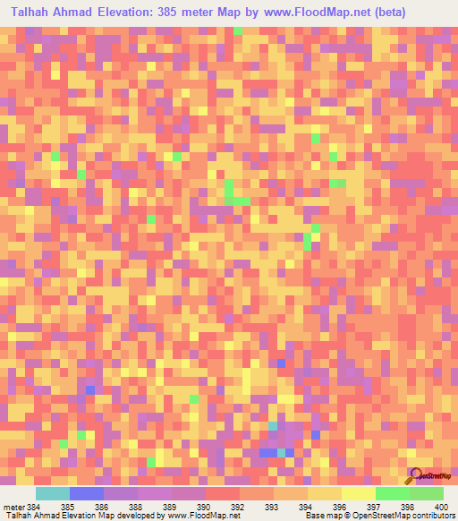 Talhah Ahmad,Sudan Elevation Map