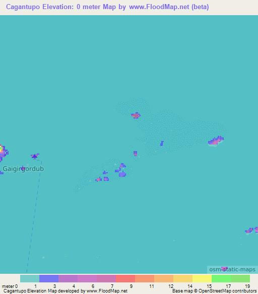 Cagantupo,Panama Elevation Map