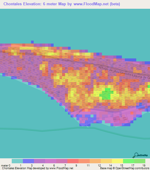 Chontales,Honduras Elevation Map