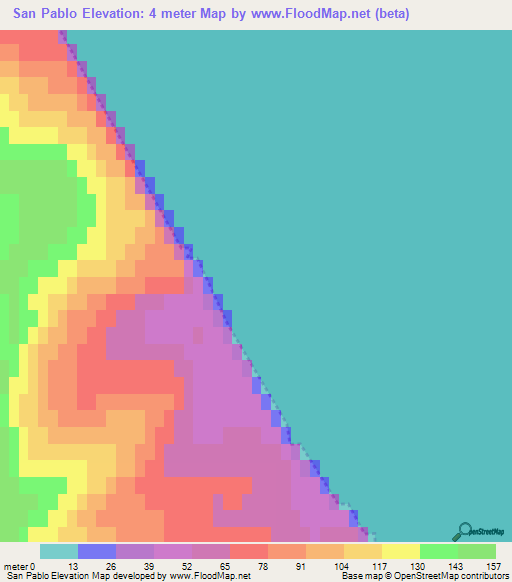 San Pablo,Argentina Elevation Map