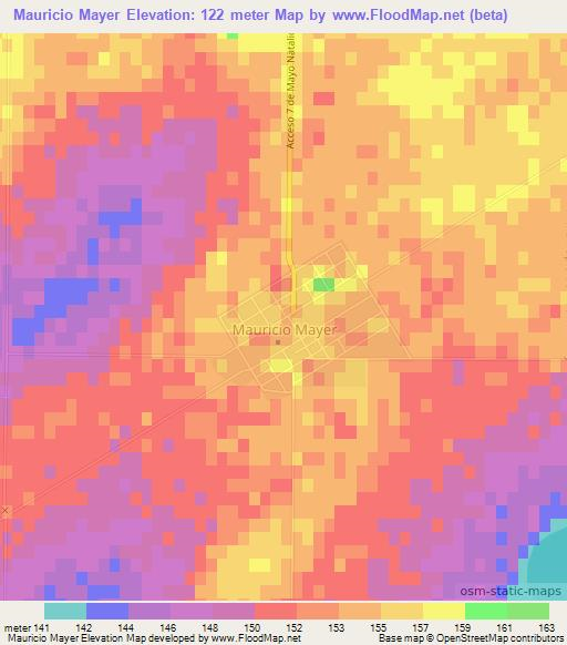 Mauricio Mayer,Argentina Elevation Map