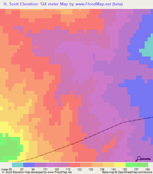 H. Scott,Argentina Elevation Map