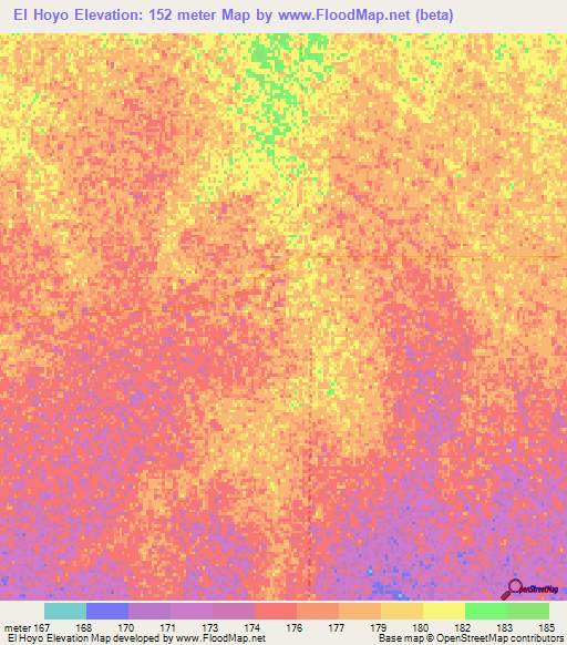 El Hoyo,Argentina Elevation Map
