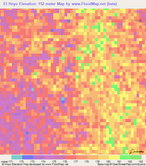 El Hoyo,Argentina Elevation Map