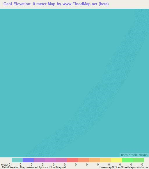 Gahi,Wallis and Futuna Elevation Map