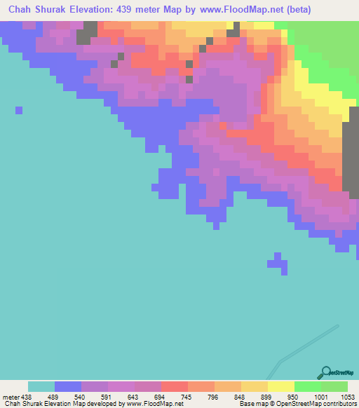 Chah Shurak,Iran Elevation Map