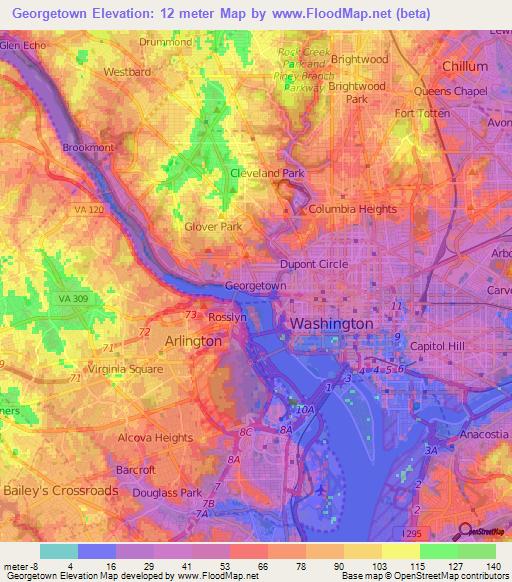 Elevation of Elevation Map, Topography, Contour